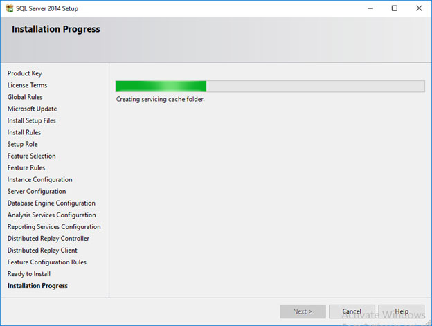 نصب SQL Server