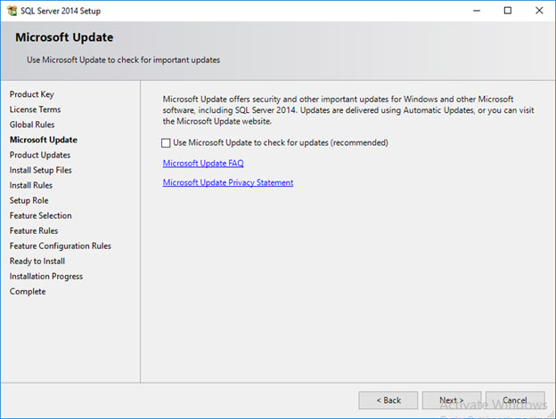 نصب SQL Server