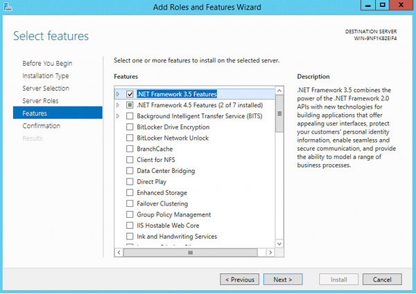 پیش نیاز های نصب SQL Server