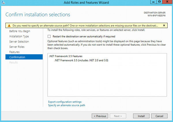 پیش نیاز های نصب SQL Server